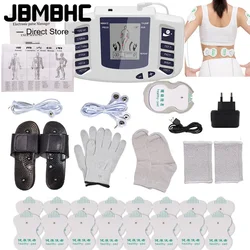 Electric Tens Muscle Stimulator Digital Muscle Therapy Full Body Massage Relax 16pads Pulse Ems Acupuncture Health Care Machine