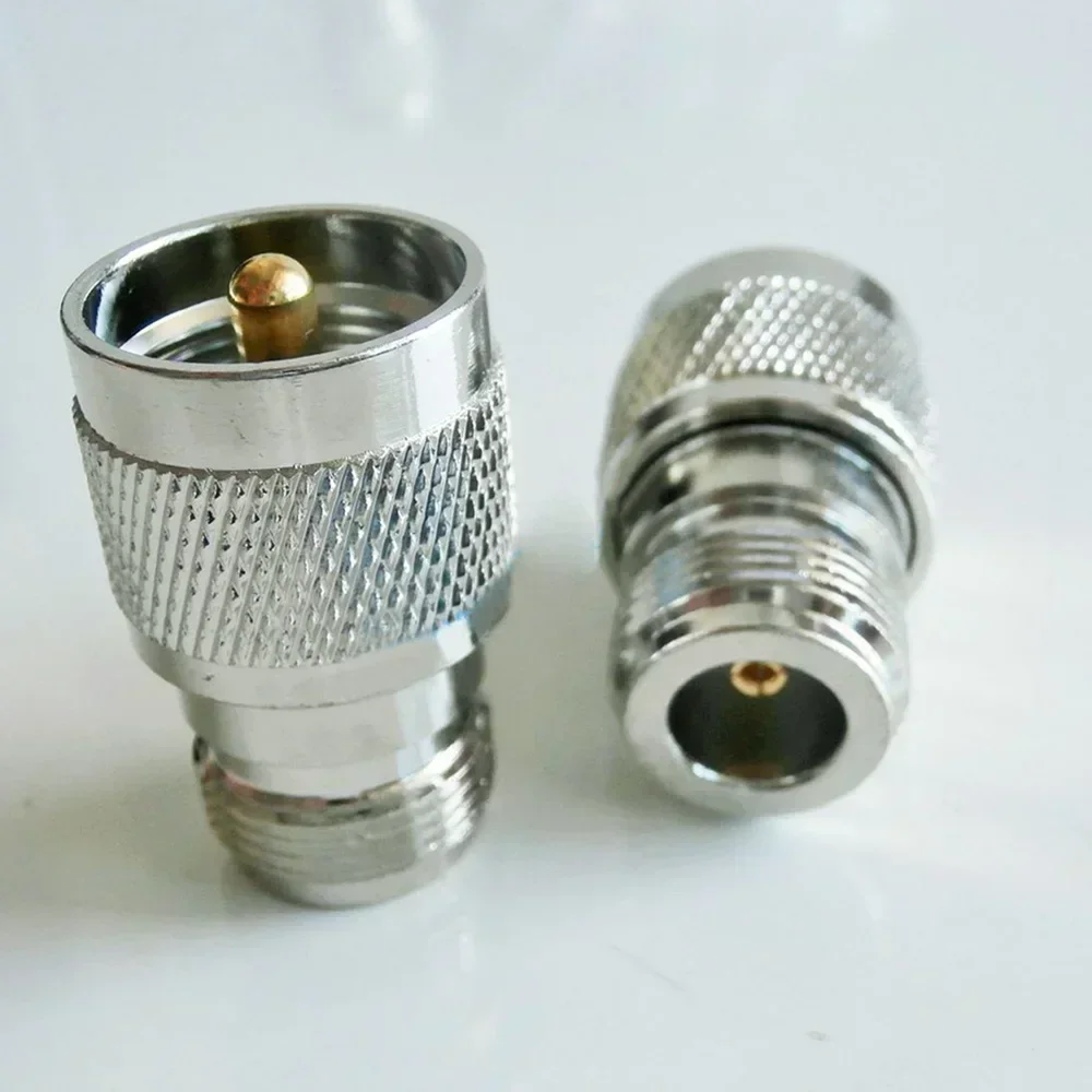 PL259 PL-259 UHF Male Plug To N Type Female RF Connector Adapter Compatible With All N Type And UHF Connectors
