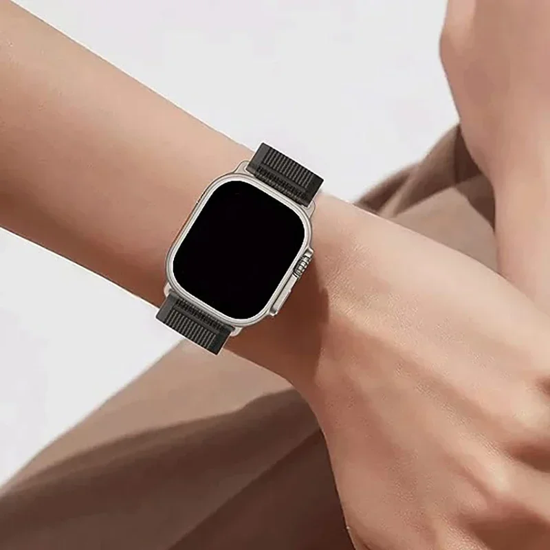 Cinturino Trail Loop per cinturino Apple Watch 46mm 41/44/40/45mm 42mm 38mm Bracciale in nylon Correa iwatch Serie 10 9 8 7 3 6SE Ultra 49mm