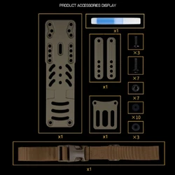 Adaptador de funda pistola modular 2.0 con placa expansión QLS19/22
