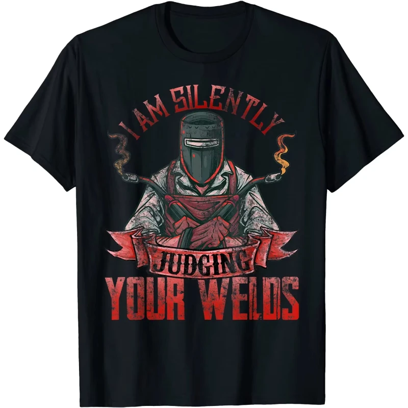 

Fun welder-printed T-shirts for summer and autumn 2025 loose and casual short-sleeved streetwear for men and women