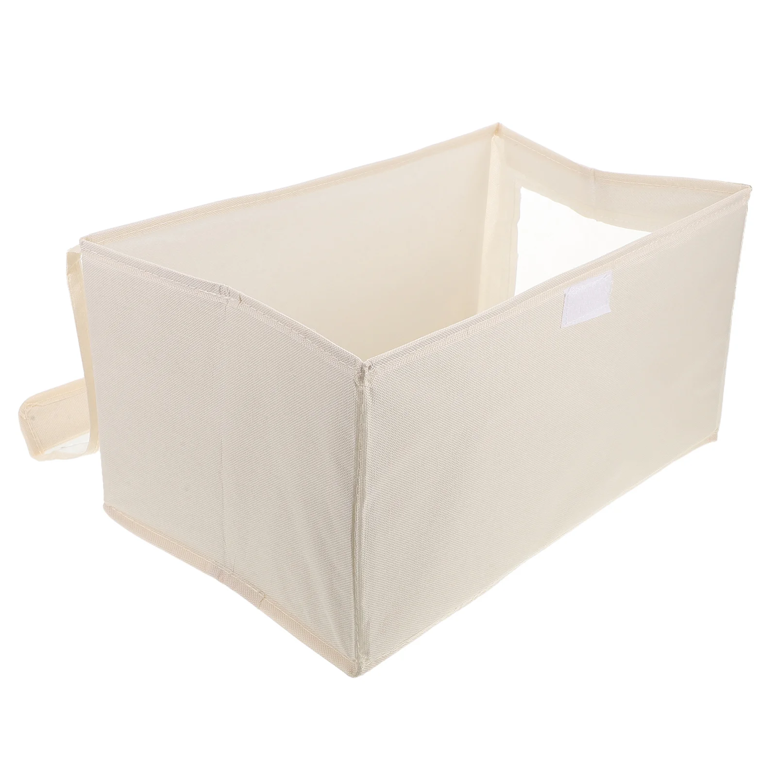 

3Pcs Oxford Fabric Foldable Storage Boxes Clothes Organizer Transparent Lid for Closet Bedroom Dormitory Storage Containers