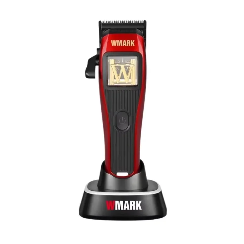 WMARK X1 High Speed Professional Hair Clippers Microchipped Magnetic Motor 10000RPM 9V Motor with Charge Stand