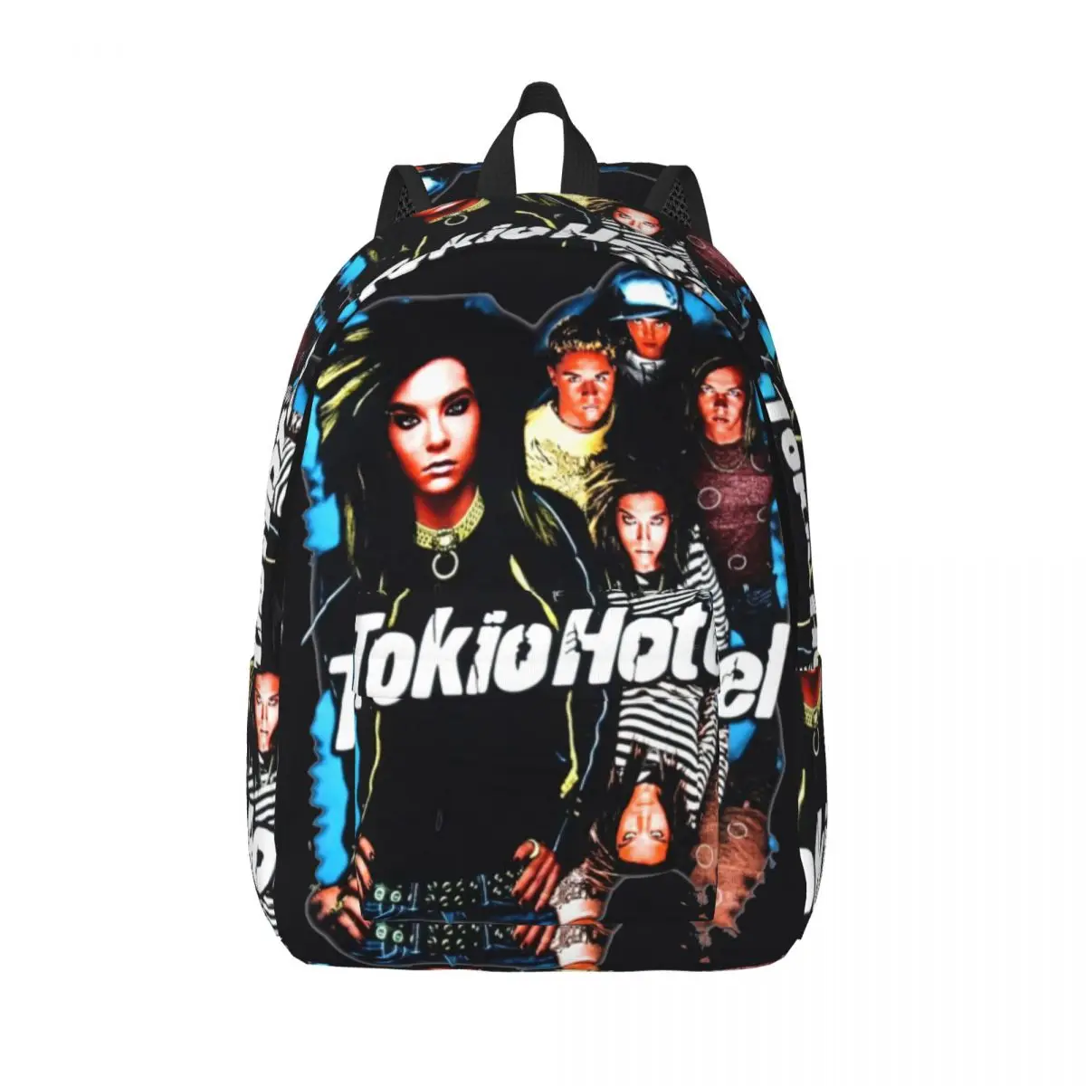 Tokio Hotel Backpack for Men Women Teenage Student Work Daypack German Rock Laptop Computer Canvas Bags Lightweight