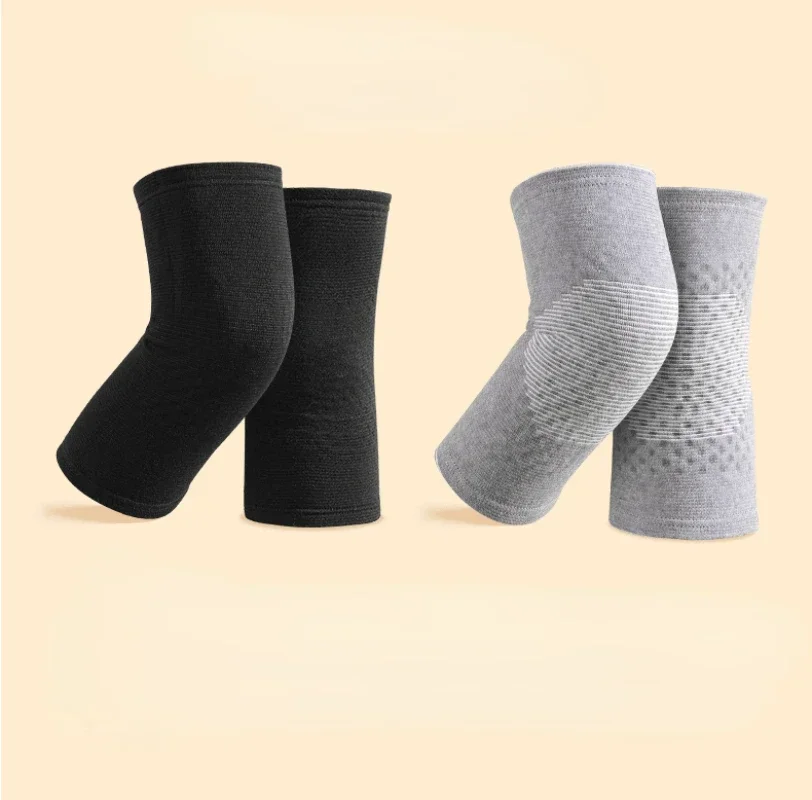 Grass knee pads infrared bamboo charcoal knee pads wholesale warm summer protection knitted bamboo charcoal wormwood knee pads