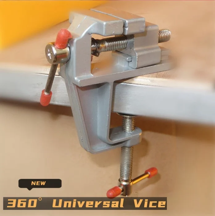 DIY Tools Mini Universal Bench Vise Small Table Vise Small Bench Vise 360 Degree Rotating Multi-Function Clamp