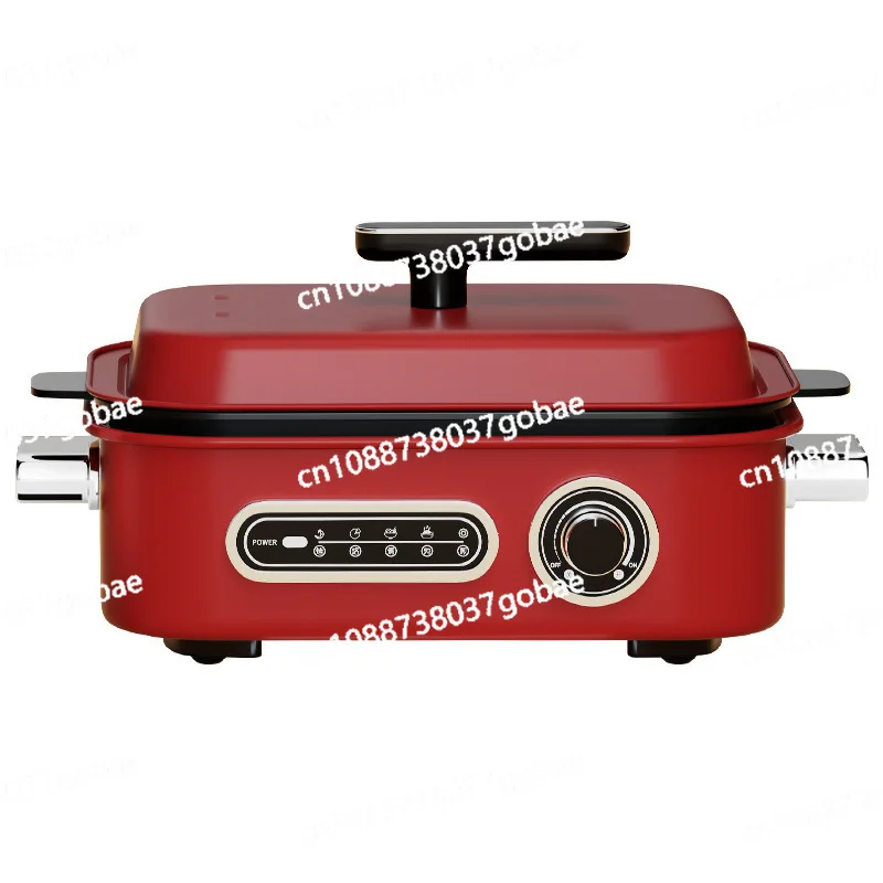 Multi Functional Cooking Electric Hotpot Household Double-flavor Hot Pot Barbecue Integrated Pot