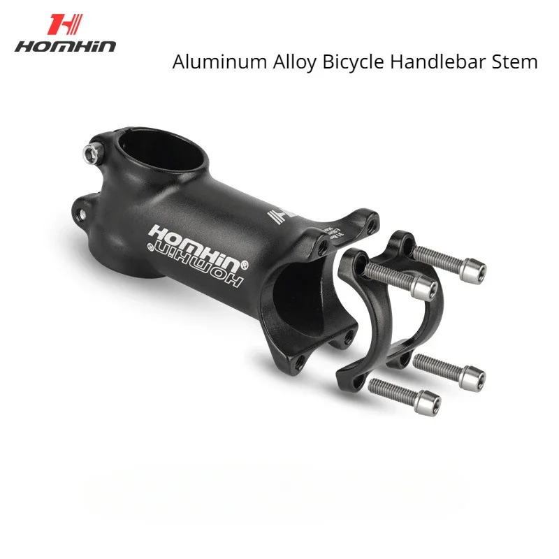 

Ultralight Homehin Adjustable Bicycle Handlebar Stem 7/17 Degrees Bike Stem 31.8*50-120mm Positive Negative Vertical Handle