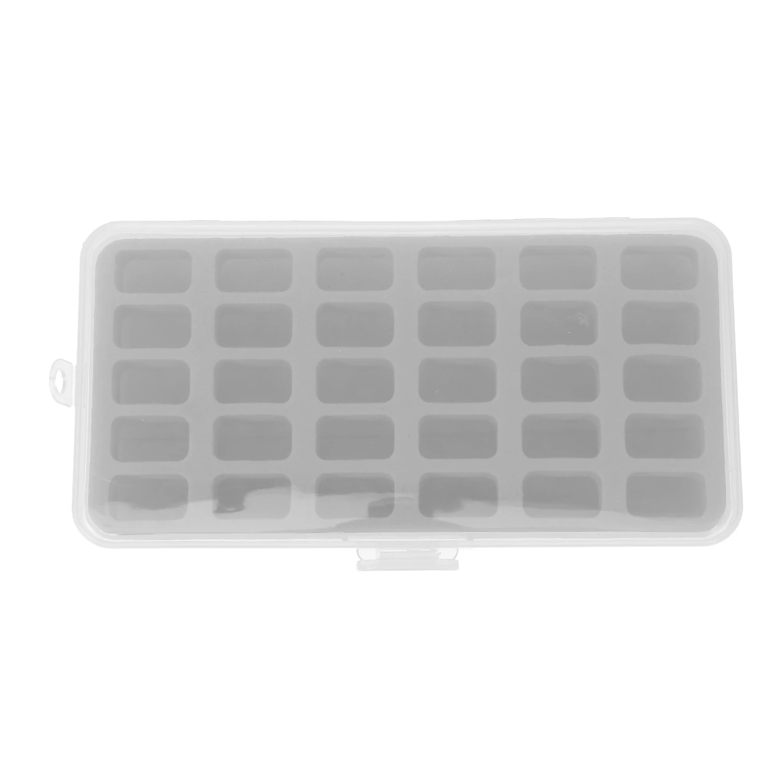 

1pc Plastic Bobbin Storage Box Organizer Durable Simple Design Colorful Pattern Non Peeling Sewing Thread Holders Container Case