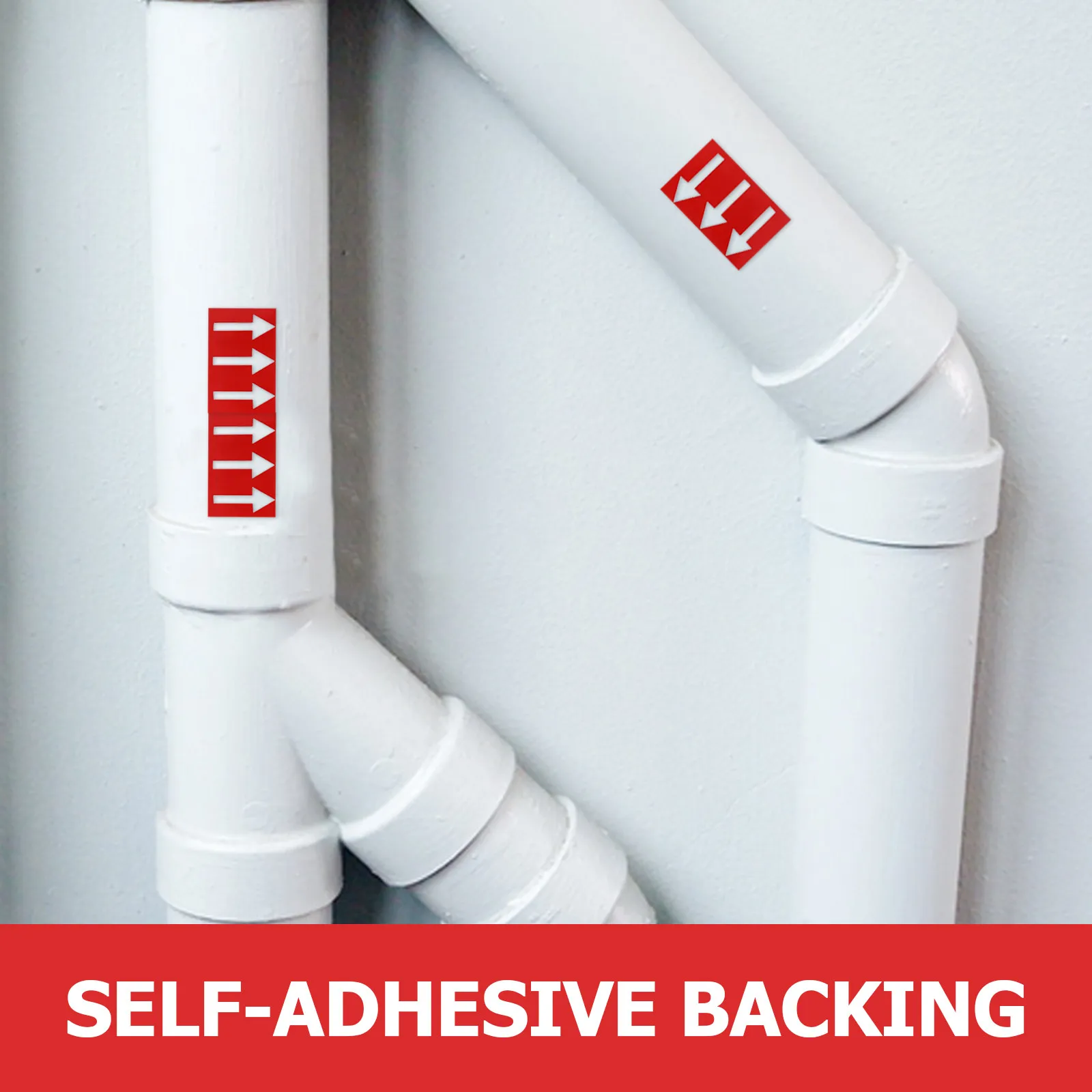 

2 Rolls Marking Stickers Self Adhesive Arrow Direction Flow Indication Tapes Self Adhesive Arrow Stickers For Wall Floor Safety