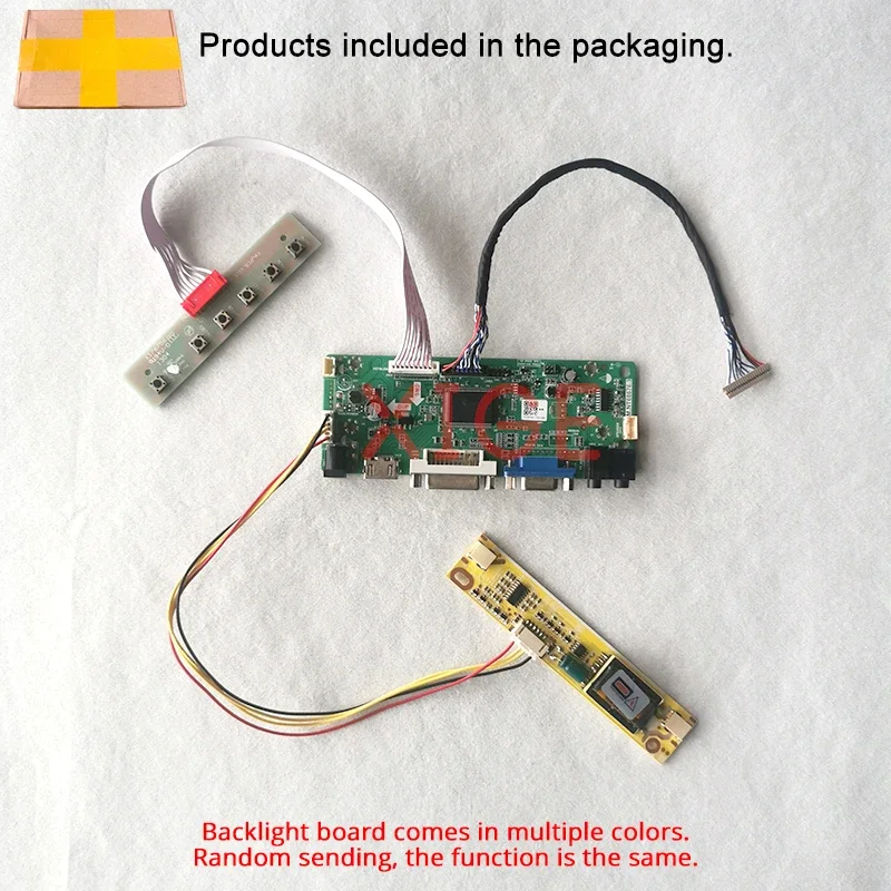 スクリーンドライブコントローラーボードフィット QD15XL13 HSD150MX17 HSD150MX15 HSD150MX14 1024*768 1024x768 2-CCFL 20Pin LVDS HDMI+DVI+VGA キット