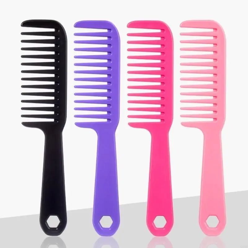 

G99E Fashion Comb Decutanging Combs Essential Hair Grooming Tool с широкими зубами и эргономичной длинной ручкой для женщин