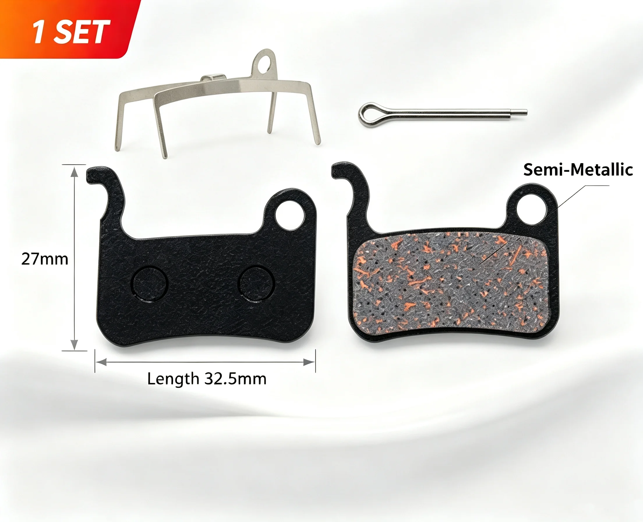 1/2/4/8/10pcs TOOPRE mountain bike disc brake pads, all-metal, ketone-based brake pads, BB5, m355, m446 universal