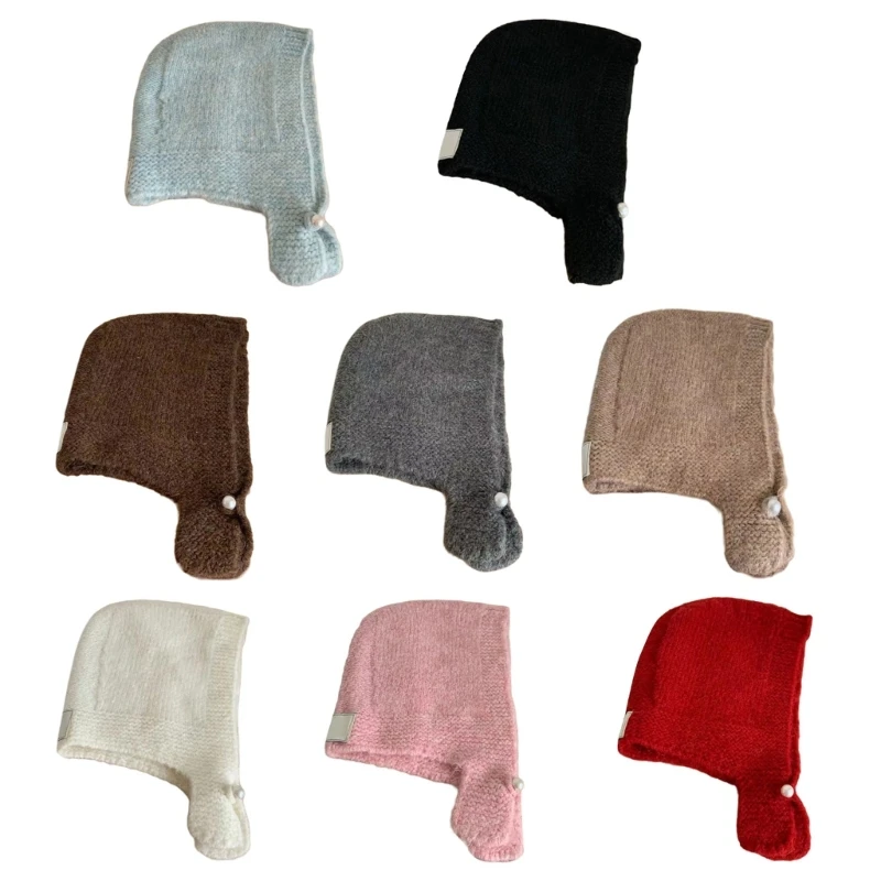 

Warmer Comfortable Knitted Hat Casual Streetwear Hat Protecting Windproof Hat Drop shipping