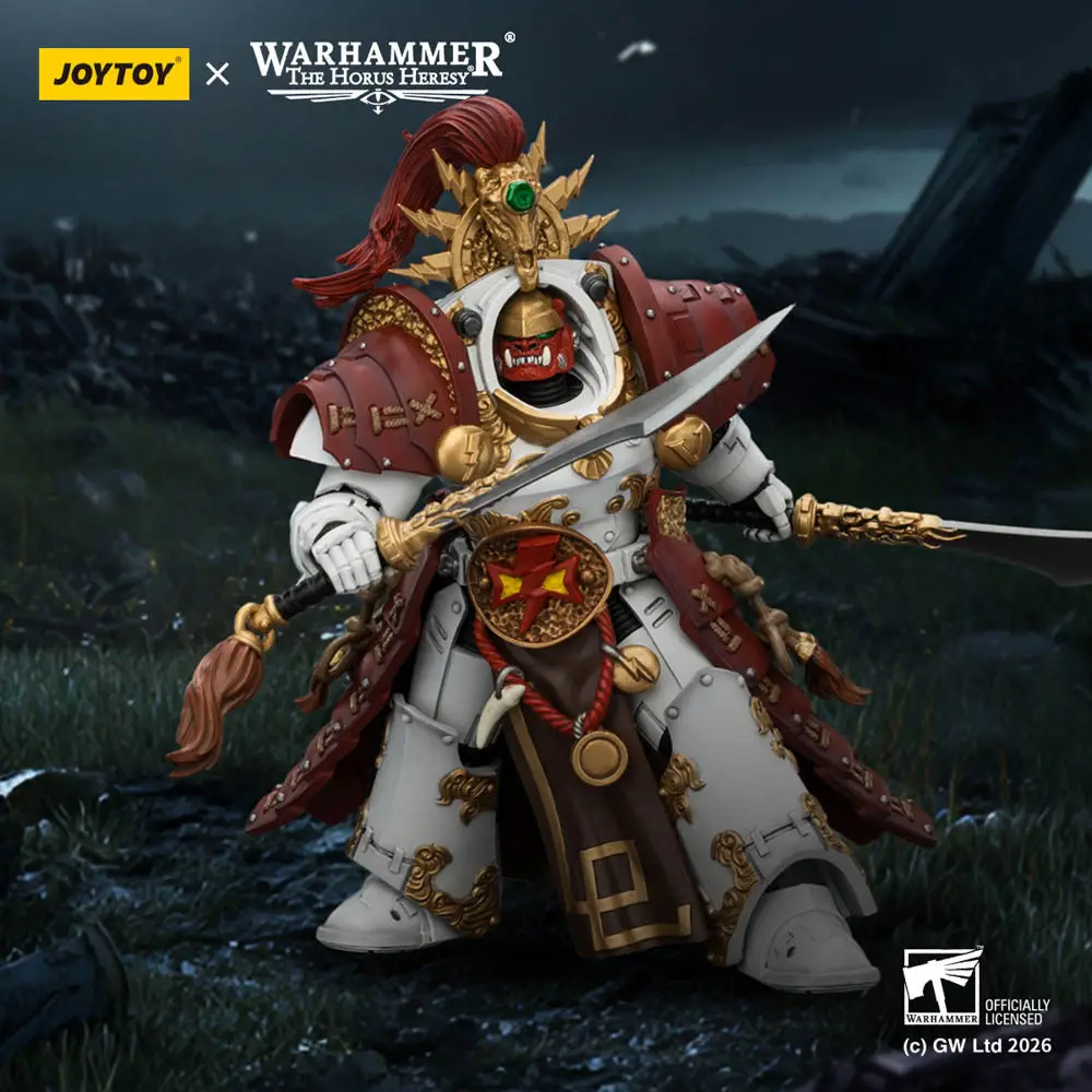 

Фигурка Joytoy Warhammer 40K 1/18: Командир Белых Рубахов, Гвардия Цинь Ся Хань, Бесстрашный Мех с Драконьим Хвостом и Двумя Мечами