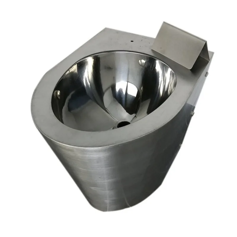 

Stainless steel vacuum adsorption toilet High-speed rail train flush water-saving toilet Hotel KTV available