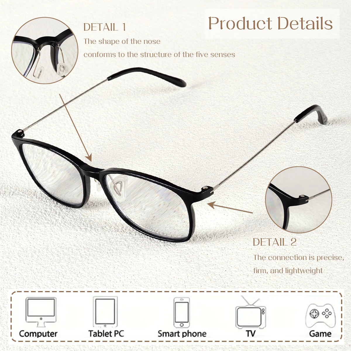 Men Women Photochromic Progressive Multifocal Reading Glasses Flexible Temples Clear Lens Comfortable To Wear Gift Elders 059