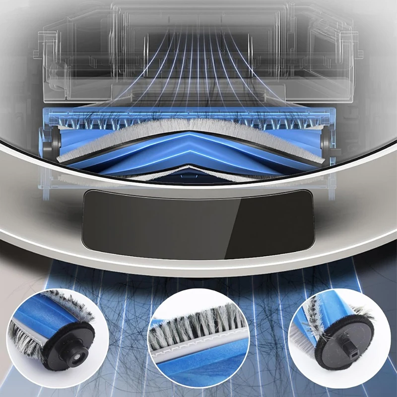 Accessories for T30 Pro Omni / T30 Omni Robot Vacuum Cleaner, Main Brush, Dust Bags,Cloths, Filters-DTB1 view 5
