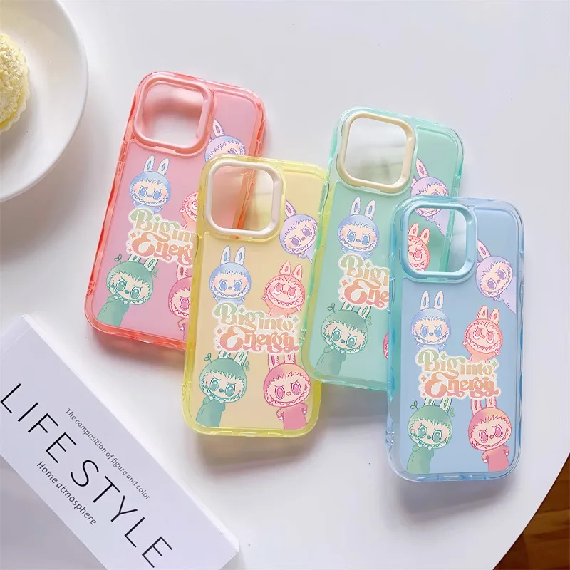 Тканевый чехол для телефона Labu для Apple 16, чехол для телефона с рябью, желе, iPhone 15 pro max, полная упаковка 14/13/12 с защитой от падения