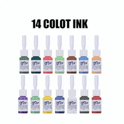 Pigmento de tinta de tatuaje profesional, pinturas de belleza de arte corporal, maquillaje, suministros de tatuaje, cejas semipermanentes, pintura de arte corporal, 5ml