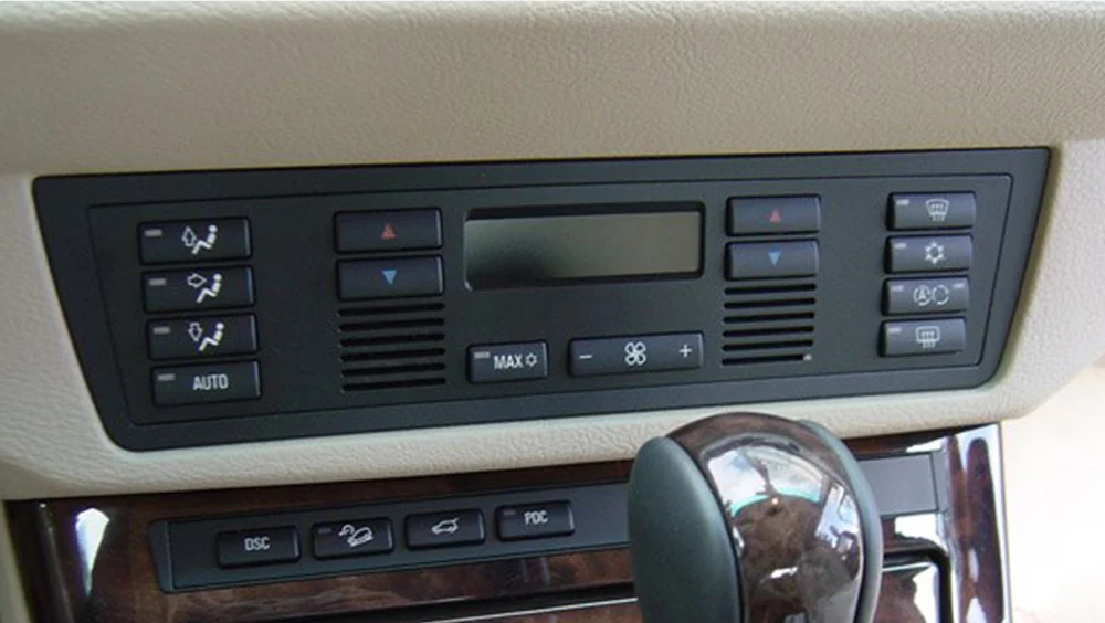 14pcs/set Car Climate Control Air Conditioning Switch Button Covers for BMW 5 Series E39 X5 E53