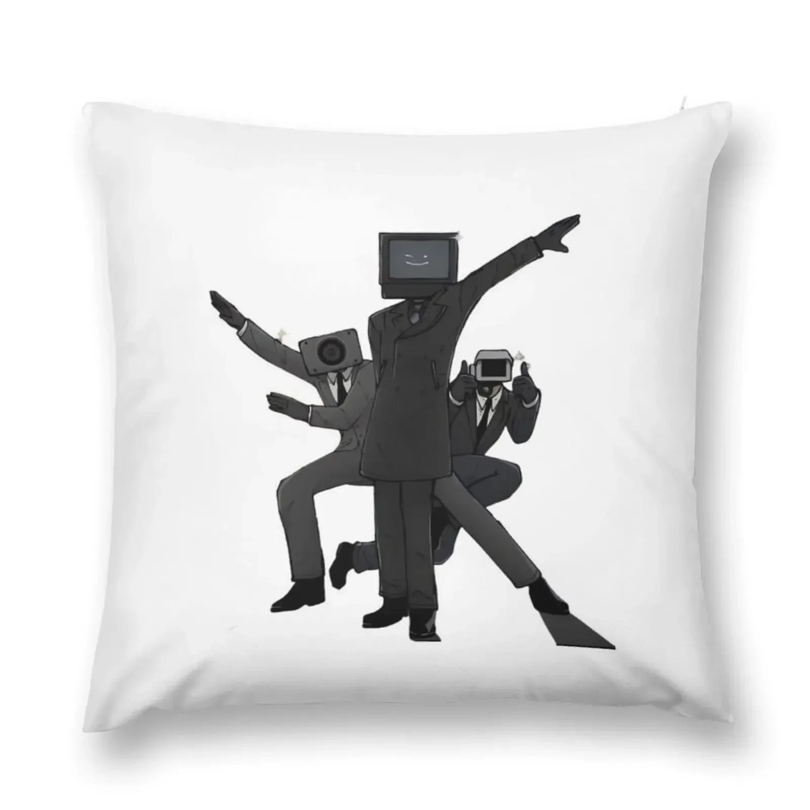 

Skibidi Toilet Throw Pillow Christmas Covers Christmas Pillow pillow