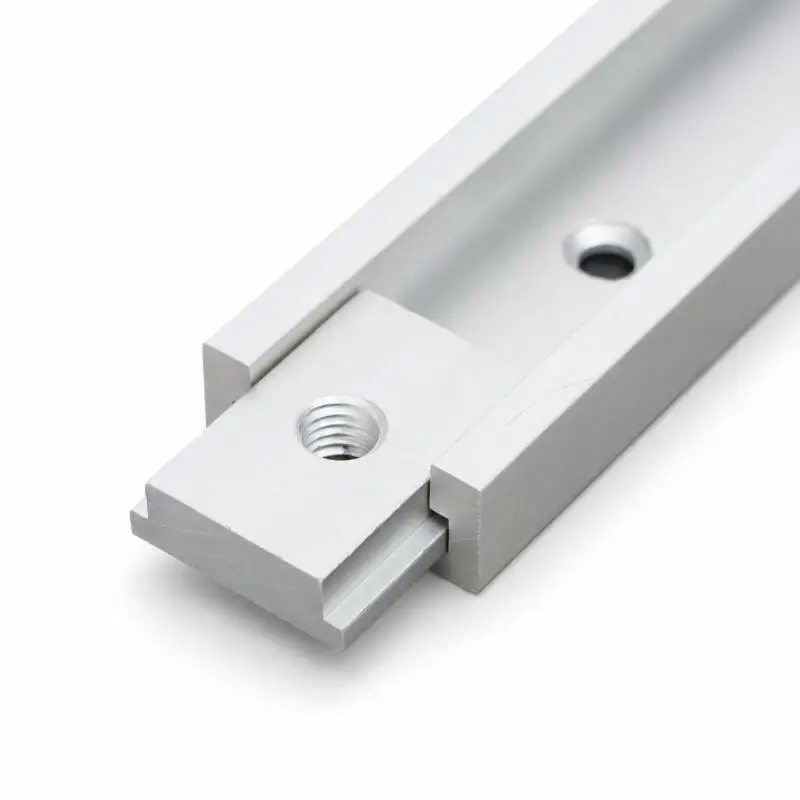 T-slot track and miter track jig kit, T-slot miter bar slider kit - woodworking table saw miter gauge rod T-bar T-slot slider