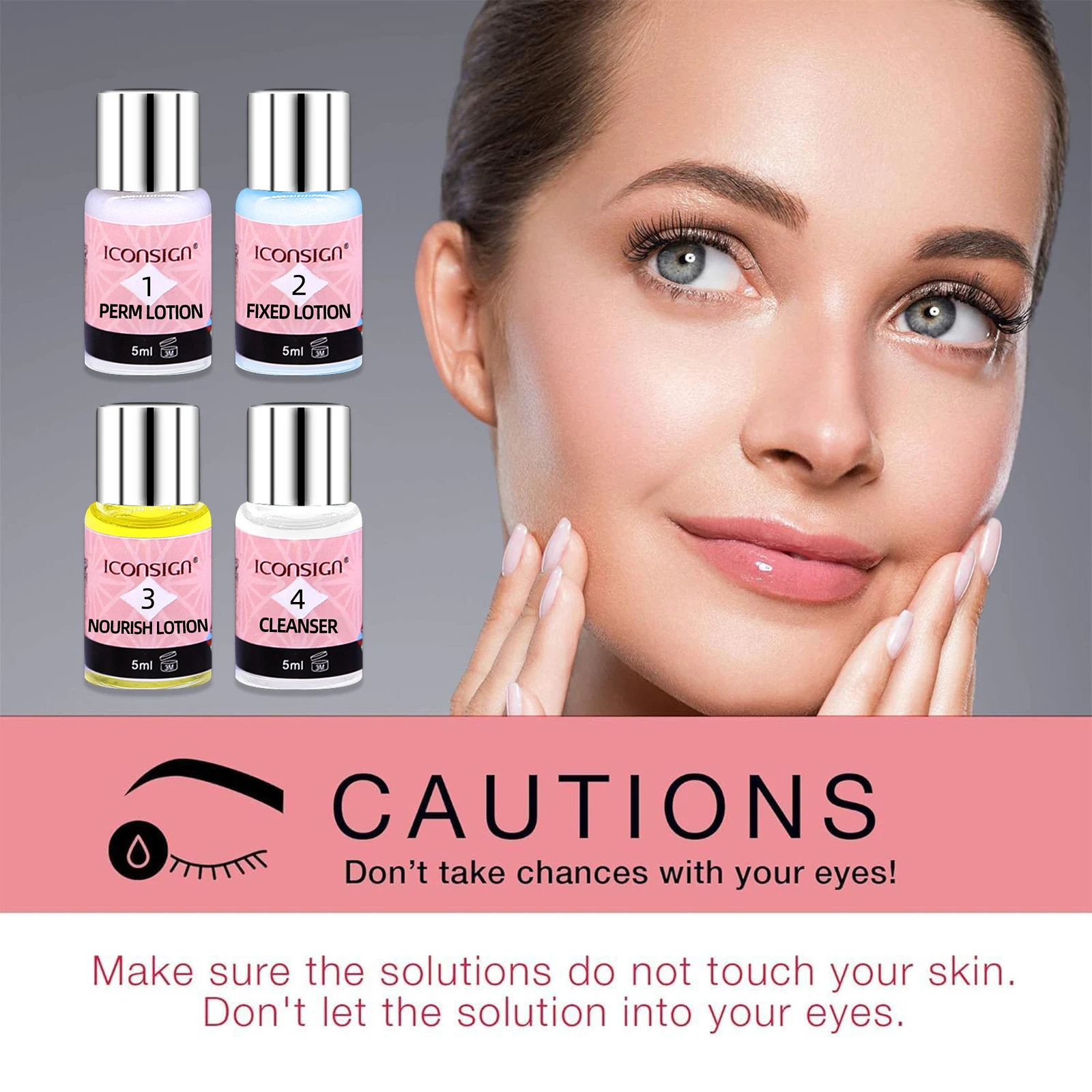 Zestaw do trwałej na rzęsy i koloryzacji Lash Fast Lift And Tint Kit Professional, profesjonalny zestaw do trwałej na rzęsy 2w1, koloryzacja rzęs i brwi, farba do brwi i rzęs, makijaż oczu, rzęs i brwi.