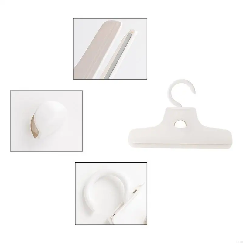 Pants Hanger Travel Friendly Clothes Clip Nonslip Clothes Hanger Closet Storage Accessory Laundry Room Essential 