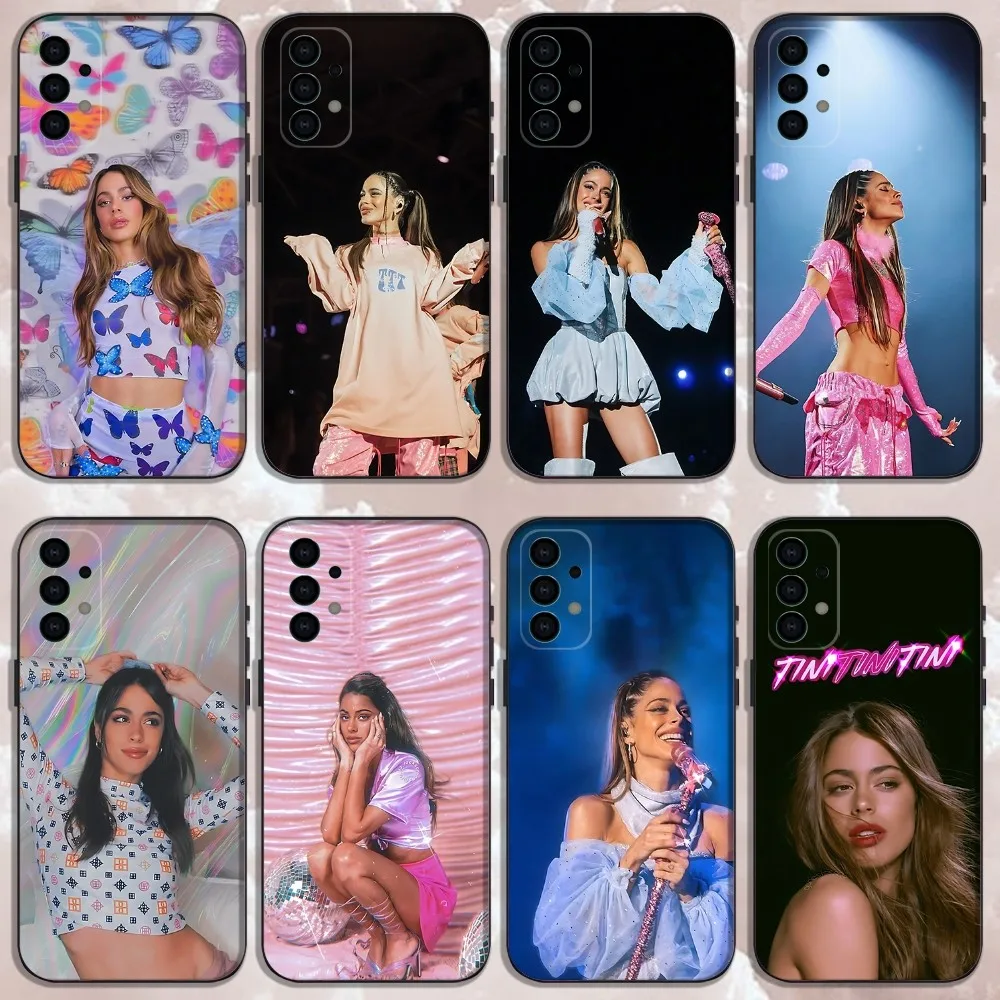 

M-Martina S-Stoessel TINI Phone Case For Samsung Galaxy A13,A21s,A22,A31,A32,A52,A53,A71,A80,Soft Black Shell