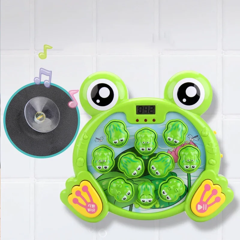 モグラたたきゲーム機 電動おもちゃ カエルパズル 早期教育 親子インタラクティブレジャー 打楽器競技おもちゃ
