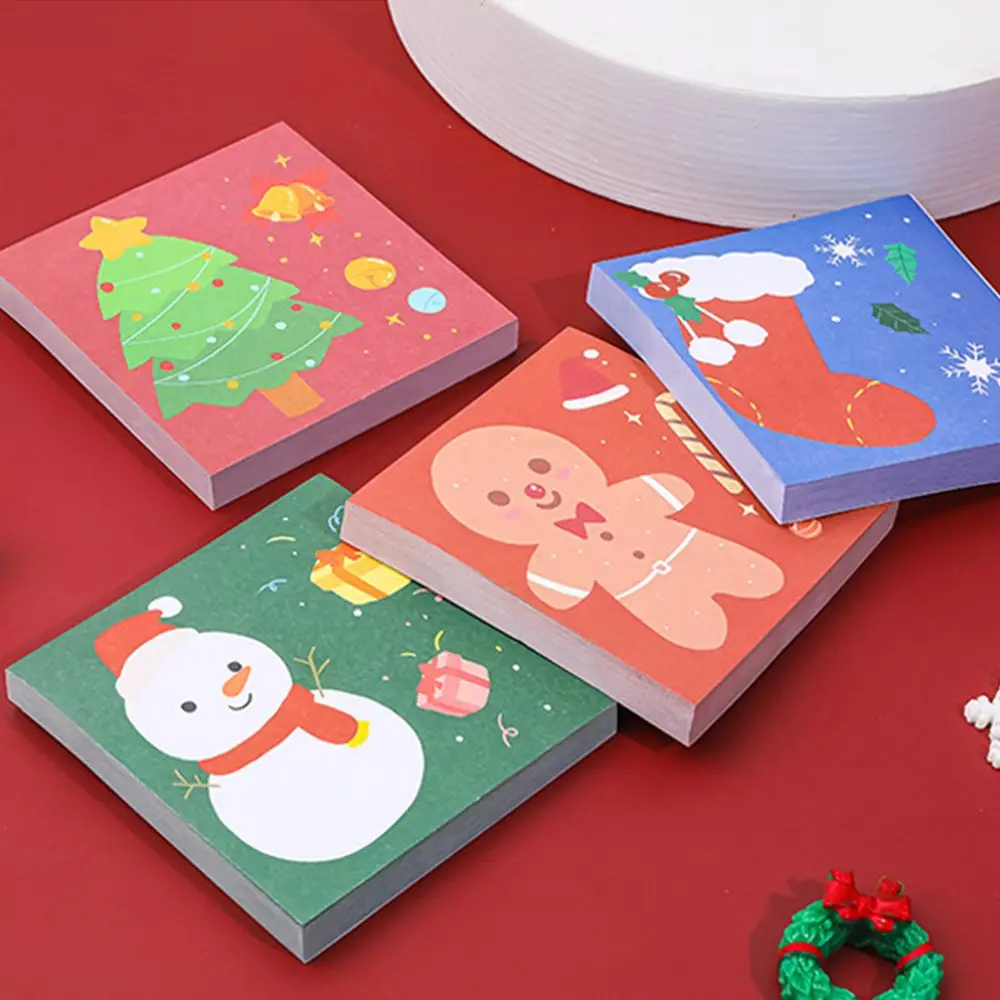 Christmas Adhesive Cartoon Notepad Memo Pad Paper Sticker Planner Stickers Sticky Notes