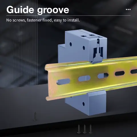 WiFi Tuya DIN-skena AC Voltmeter Smart Energimätare Spänning/Ström/Effekt/kWh/PF/Hz/Multifunktionell 0,96 tum 8 i 1 Effektmätare 8 best sales voltmeter wifi - №6