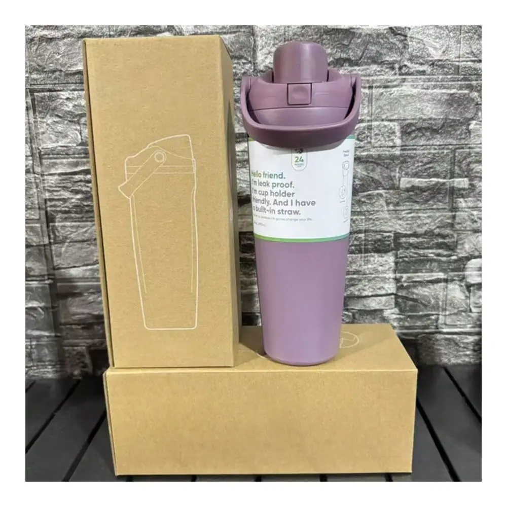 

30oz Insulated Water Bottle Straw Double Wall Vacuum Tumbler Cup Leakproof Hot Cold Drink For Gym Office Camping Car Travel Mug