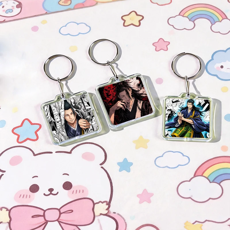 Anime Black Lagoon  Acrylic Keychain Handmade Hanging Ornaments for Clothes Backpack Decoration Accessories Gifts with Friends
