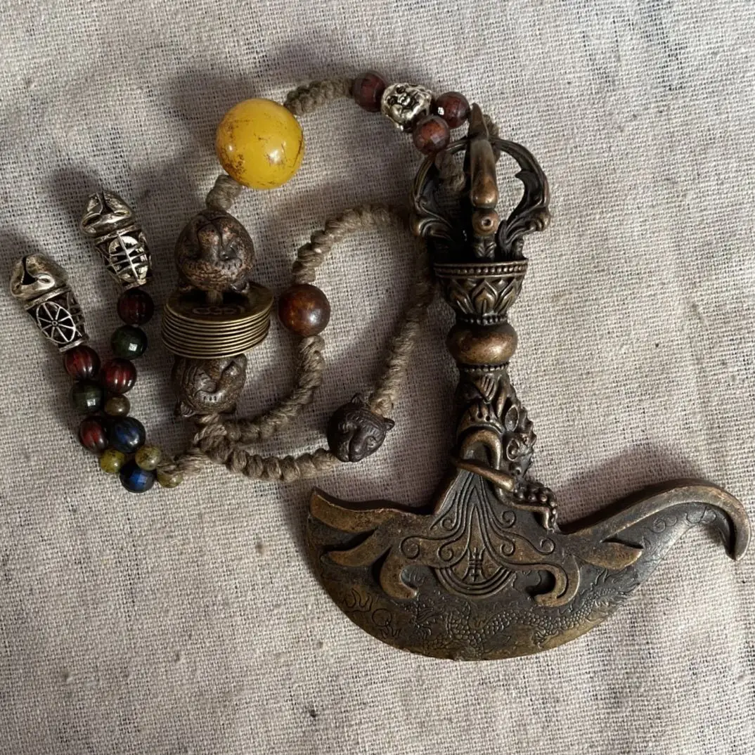 Tibetan Nepalese faucet magic tool Vajra pestle Vajra Yue copper alloy magic tool solid Vajra pestle