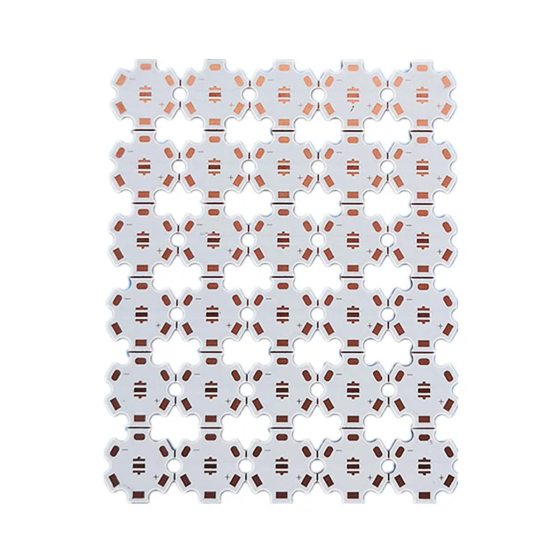 100pcs 3535 LED XPE Heat Sink Copper Base Plate 3535 LED PCB 20mm for 1W 3W 5W XPE Chip Starboard