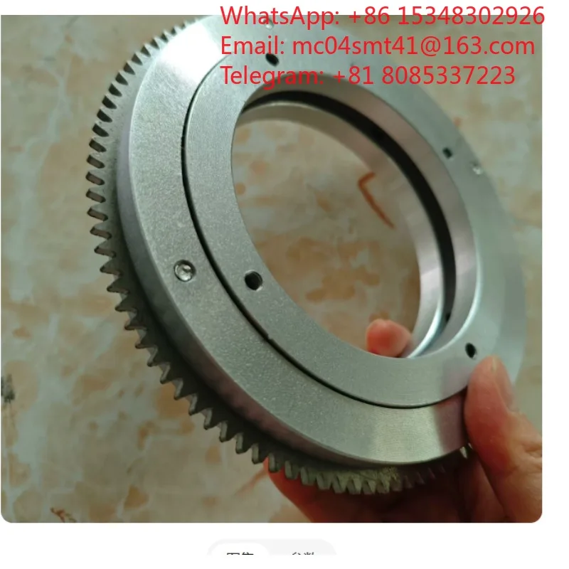 Aluminum Alloy Electric Rotating Turntable With Iron Outer Gear High Load‑Bearing Mute Rotating Display Stand For Live Streaming