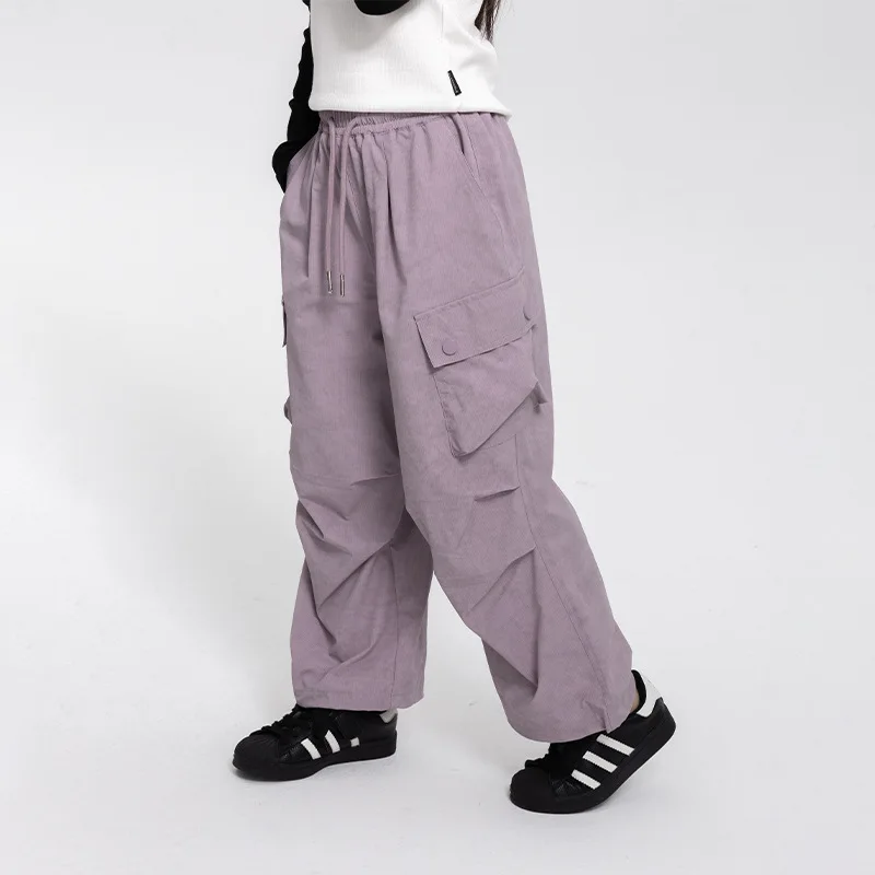 

Children Tie Dye Workwear Pants Autumn 2024 New Casual Parachute Pants Boys and Girls Wide Leg Sports Pants