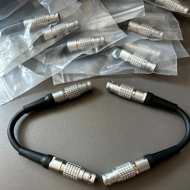 FGG 0B 1B Compatible with REMO Connector Connectgor Cable Power Signal Line 2 3 4 5 6 7 8 Pin Metal Aviation Plug w 0.5-5 M Wire