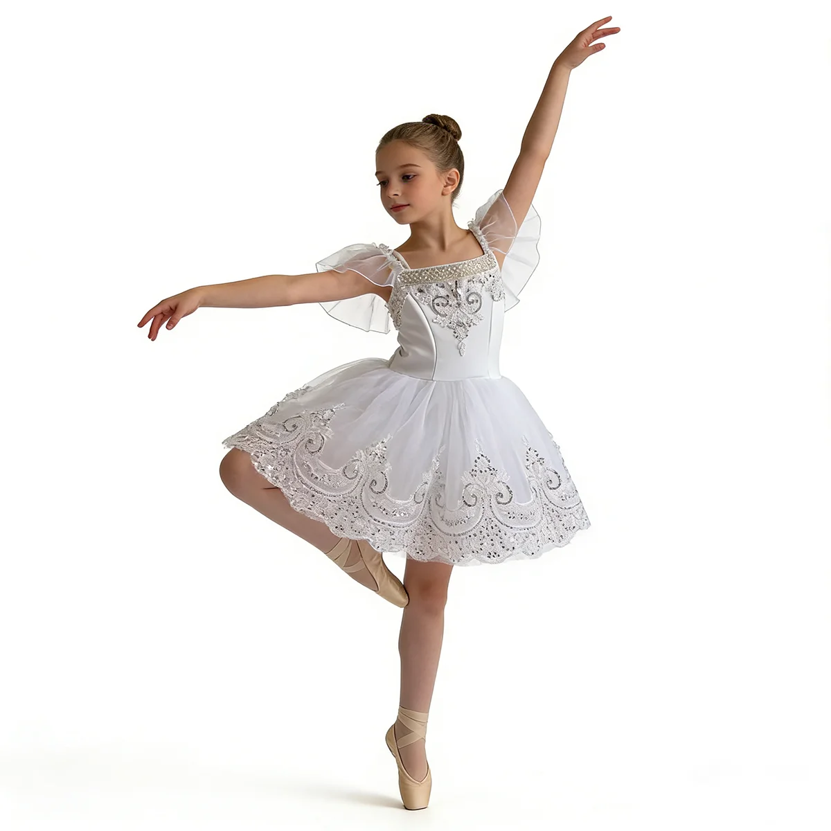 Customized Children's Professional Ballet Dress Clara Variation Costume Nutcracker Fairy Ballet Dress