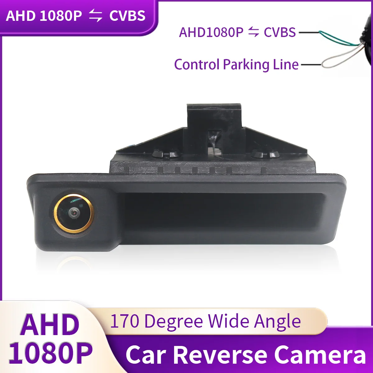 

AHD 1080P Waterproof Night Vision Car Trunk Tailgate Handle Reverse Camera For BMW 3 Series 5 Series X5 X6 E60 E70 E82 E90