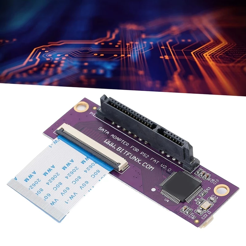 A48R-Upgrade Adapter Board For SATA Adapter Upgrade Board For SONY PS2 IDE Network Adapter For Game For SATA Adapter