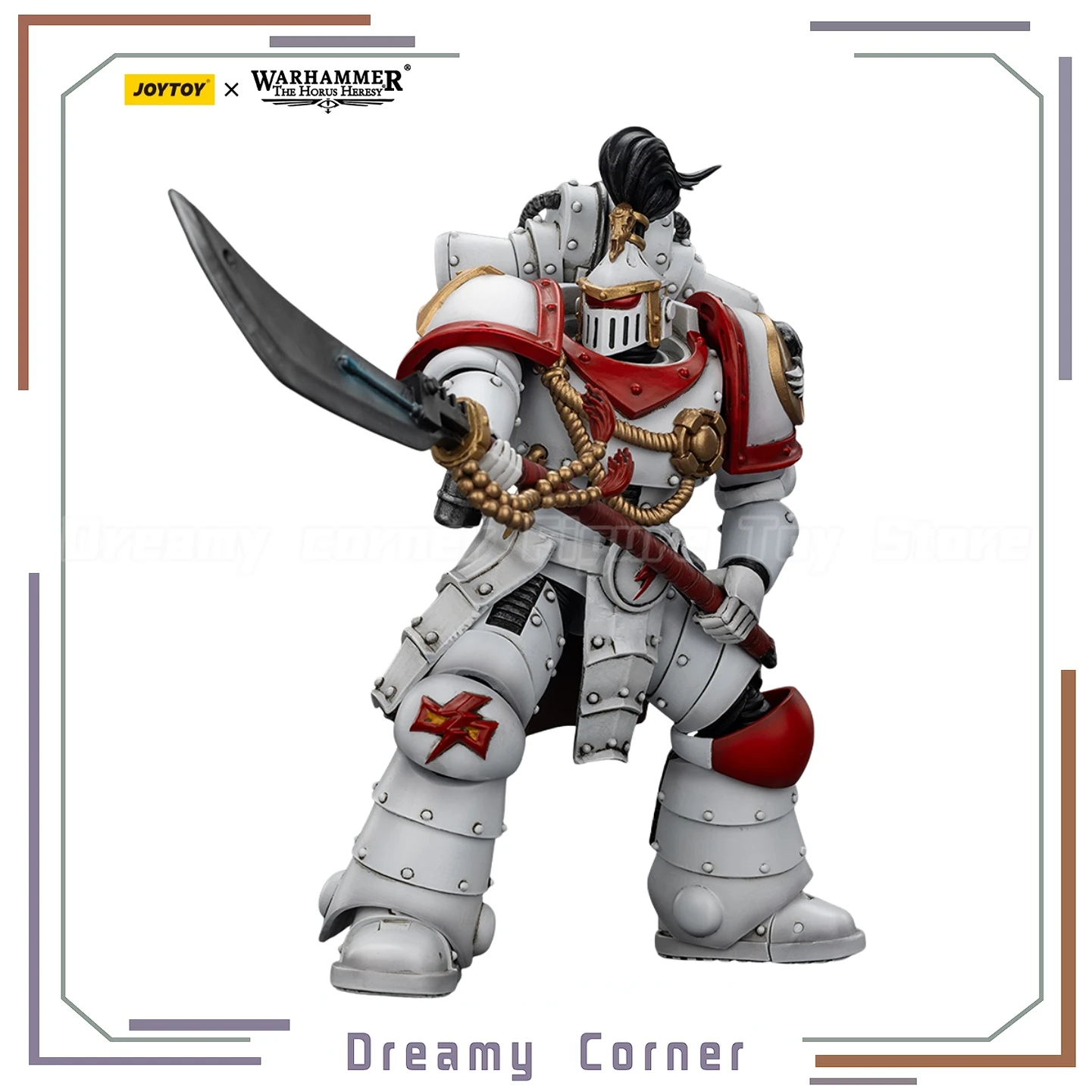 

【Предпродажа】JOYTOY Warhammer 40K White Scars Legion Praetor1/18 Фигурка Модель игрушки