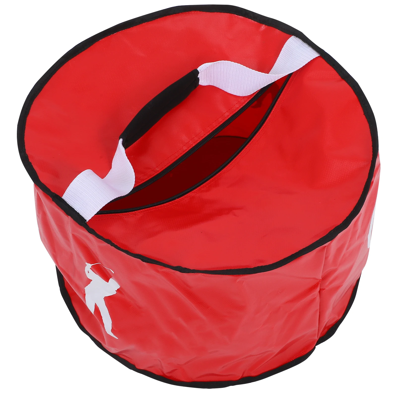 

Thickened Waterproof Golf Swing Training Bag For Beginners Durable Hit Strike Bag With Target Pattern Diy Fill Fabric Red Power