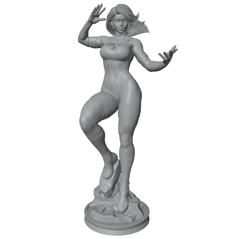 1/24 Sexy Girl Resin Model Kits GK Miniature 3D Printed Gray Model Figurine DIY Doll Collection Unassembled And Unpainted