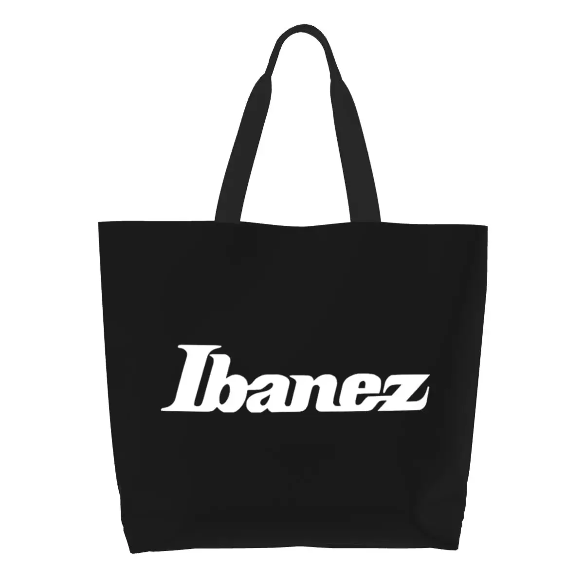 Ibanez Guitars Shopping Tote Bag Bolsa de lona de grande capacidade para ombro, bolsa de compras para mulheres