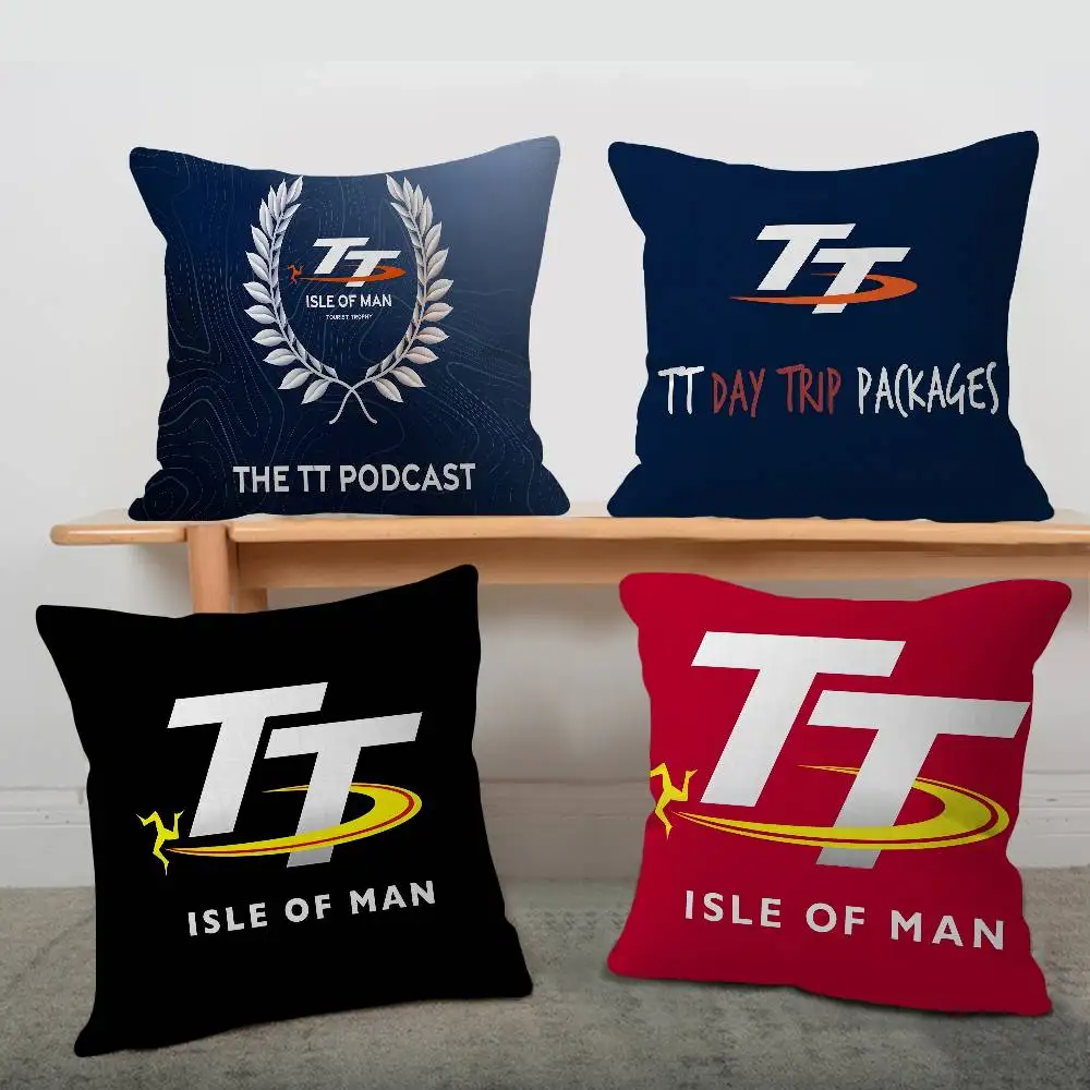 I-Isle O-Of M-Man TT Race Cushion Cover Inches Farmhouse Decor Home Throw Pillow Covers for Couch Decorations