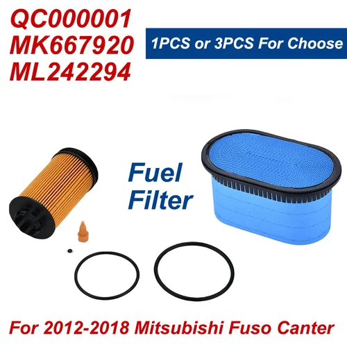 Filtro de aceite QC000001 filtro de combustible MK667920 PU7004Z filtro de aire ML242294 ME422880 para Mitsubishi Fuso Canter 2012-2018 PM Kit de servicio