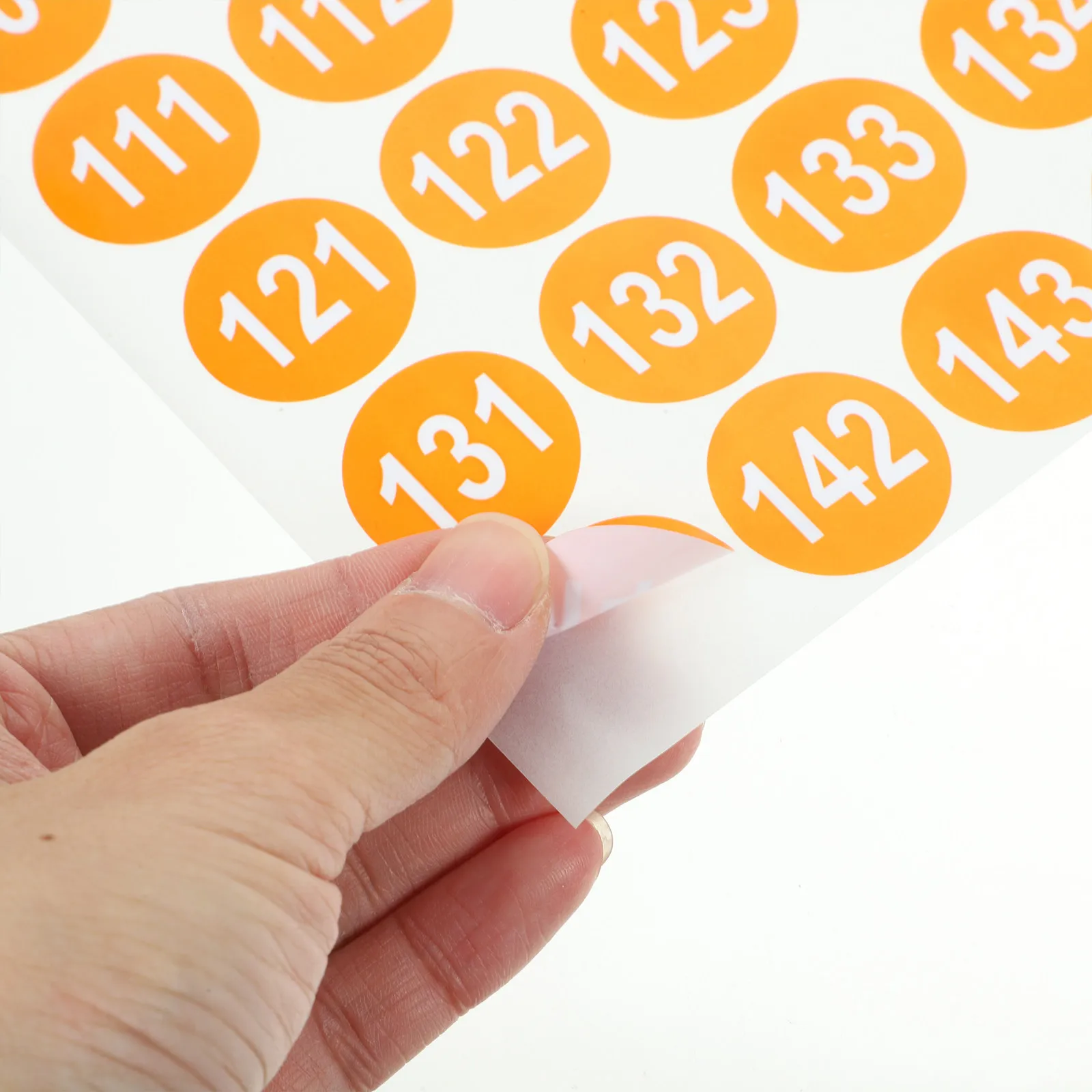 

8 листов наклеек для классификации по номерам, изысканные круглые цифровые этикетки для шкафов, банок, бутылок, ключей, для офиса